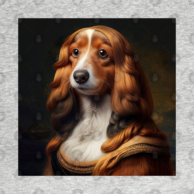 Unreal Mona Lisa Dog Portrait by unrealartwork